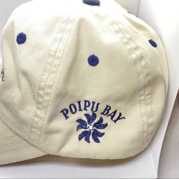 Grand Slam Golf Cap Hawaii Off-White Hook & Loop - Picture 7 of 11